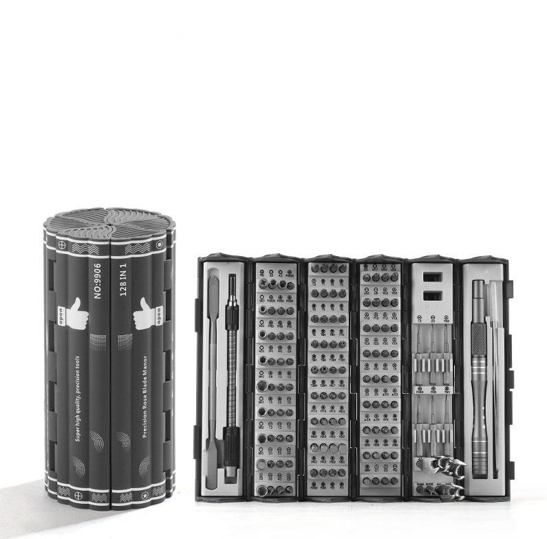 128 in 1 Precision Screwdriver Bit Set Kit Watchmaker Magnetic Mini Repair Tools Laptop Phone