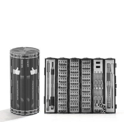 128 in 1 Precision Screwdriver Bit Set Kit Watchmaker Magnetic Mini Repair Tools Laptop Phone