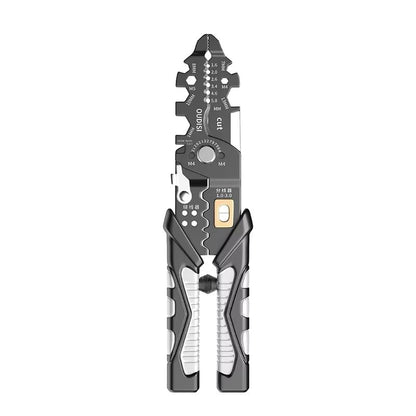 25 in 1 Multi-purpose High Carbon Steel Electrician's Wire Stripping Pliers Winding Cutting Pressure Wire Special Tools