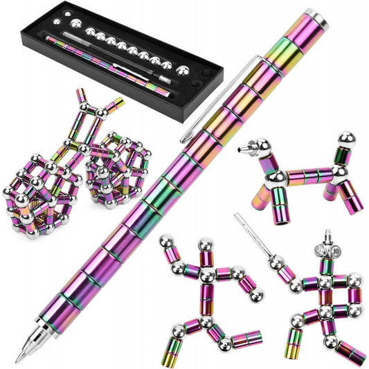 Magnetic Fidget Pen Toy Sensory Tool EDC Gadget for Adults Magnetic Levitation Neodymium Iron Boron Material for Stress Relief
