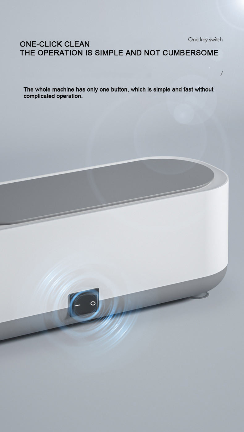Cleaner Ultrasonic Cleaner High Frequency Vibration Jewelry Cleaner Glasses Watches Makeup Tools Deep Decontamination