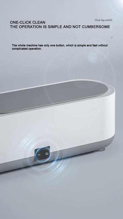 Cleaner Ultrasonic Cleaner High Frequency Vibration Jewelry Cleaner Glasses Watches Makeup Tools Deep Decontamination