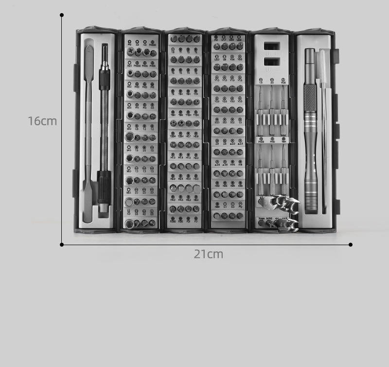 128 in 1 Precision Screwdriver Bit Set Kit Watchmaker Magnetic Mini Repair Tools Laptop Phone