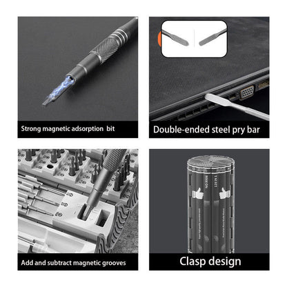 128 in 1 Precision Screwdriver Bit Set Kit Watchmaker Magnetic Mini Repair Tools Laptop Phone