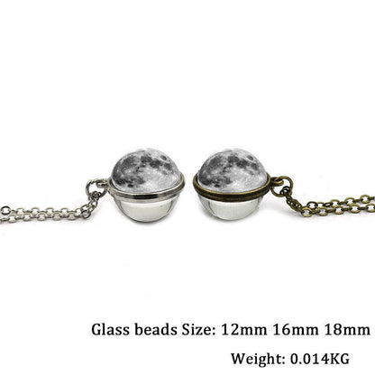 Moon Light Bracelet Glow in the Dark Magical Fairy Bracelet Girls Universe Luminous Pendent Bracelet for Women