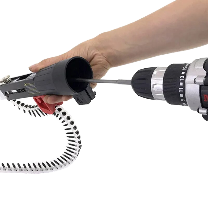 Industrial 220V Electric Drill Adapter Screw Gun Automatic Chain Woodworking Tool Framing Nailer Nail Gun Tightening Equipment