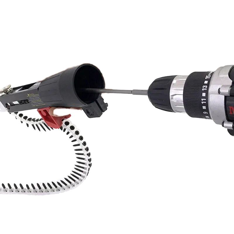 Industrial 220V Electric Drill Adapter Screw Gun Automatic Chain Woodworking Tool Framing Nailer Nail Gun Tightening Equipment