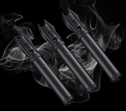 Custom Large Size Lightsaber Shape Windproof Metal Refilled Lighter Torch Function Eco-Friendly BBQ Camping Outdoor Kitchen Home