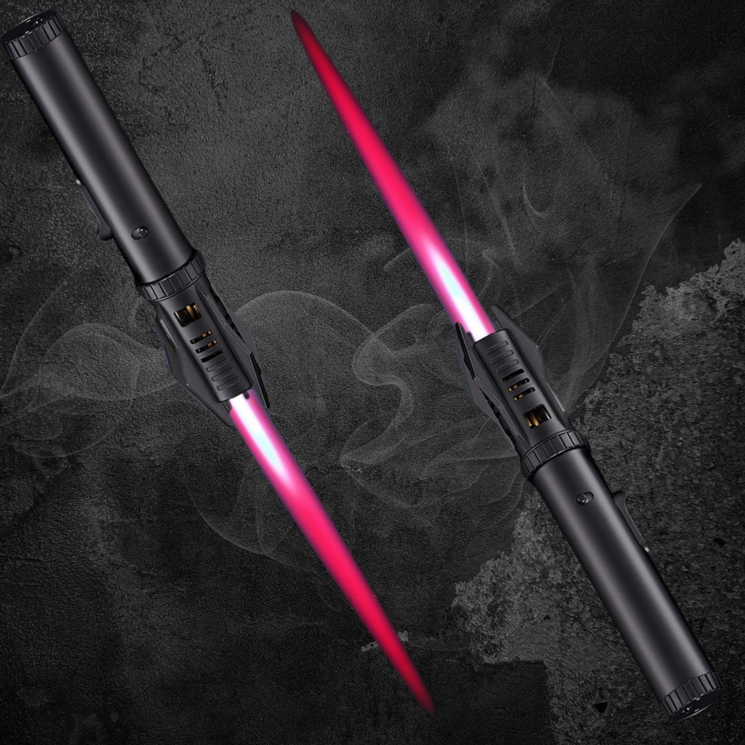 Custom Large Size Lightsaber Shape Windproof Metal Refilled Lighter Torch Function Eco-Friendly BBQ Camping Outdoor Kitchen Home